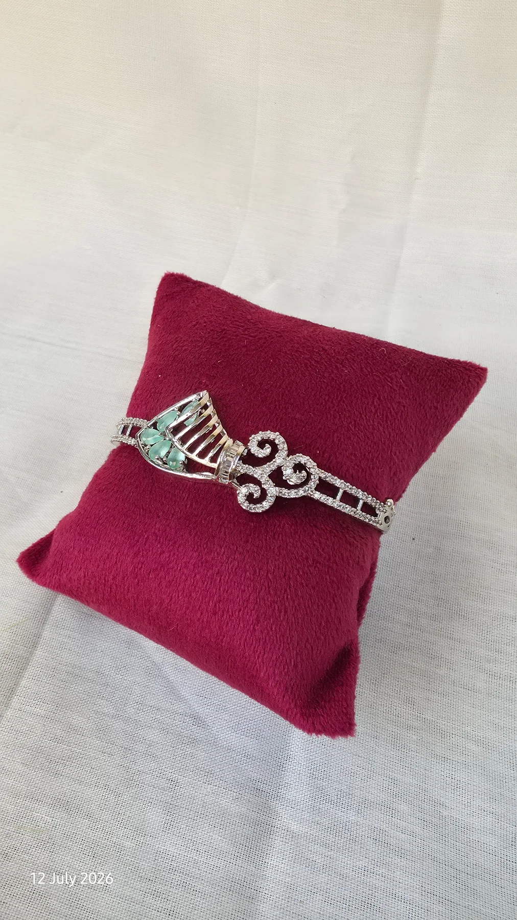 Open bracelet(Light Green) image 2