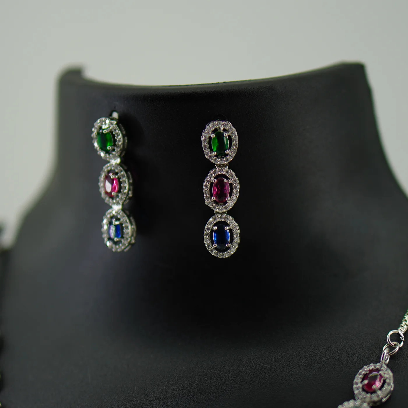 oval stones(pink/multicolour) image 3