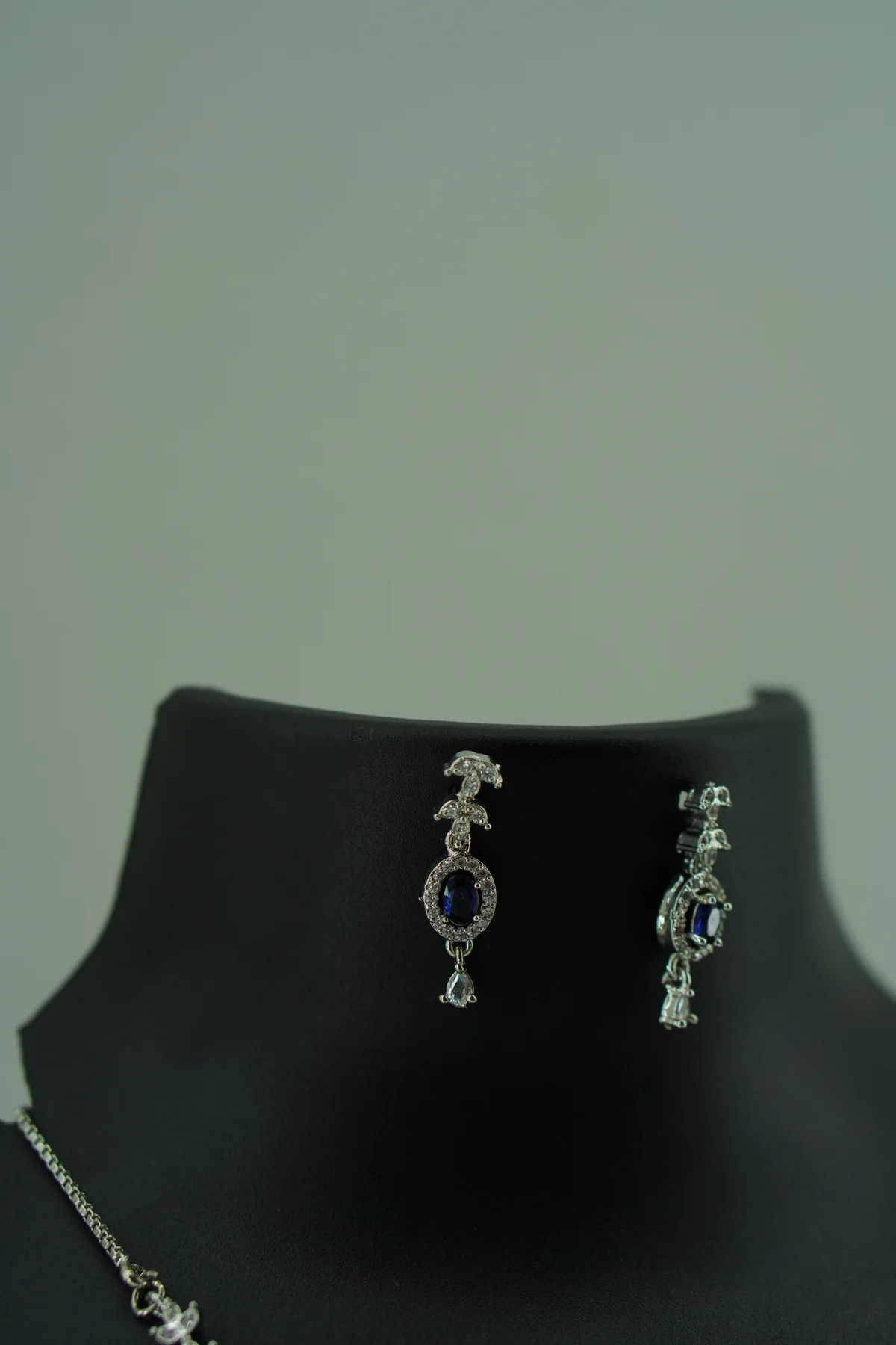 Simple And Elegant Triple droplets(navy Blue) image 2
