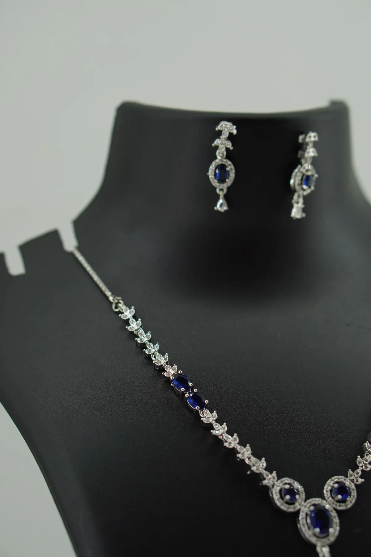 Simple And Elegant Triple droplets(navy Blue) image 3
