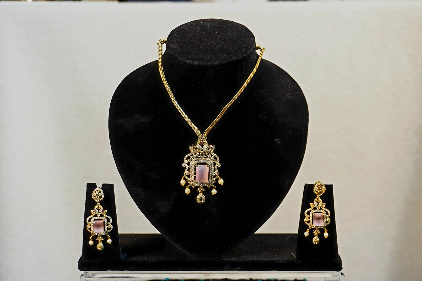 Pink Big stone Pendent image 1