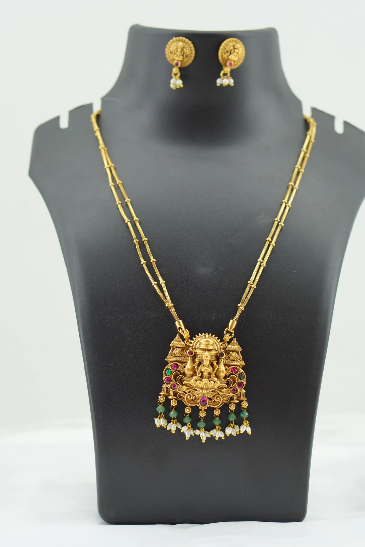 Chain Type Lakshmi Pendant image 1