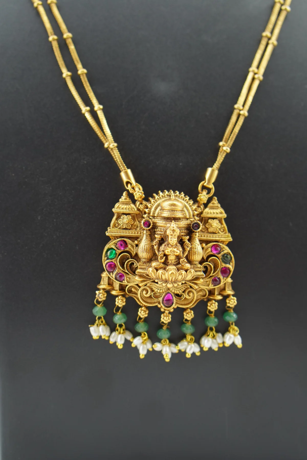 Chain Type Lakshmi Pendant image 2