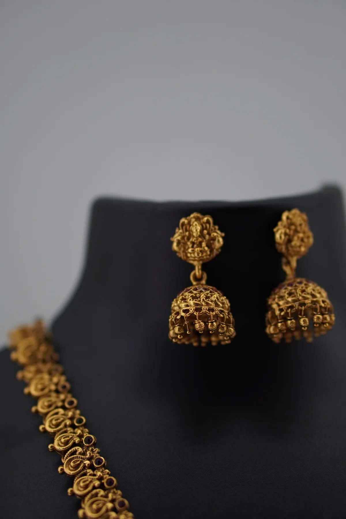 Umbrella Lakshmi Pendant Haram image 3